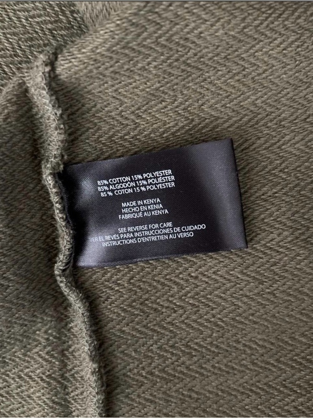 Orvis Olive Crewneck Long-Sleeve Shirt - Picture 6 of 6